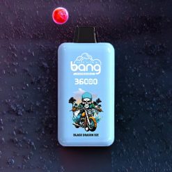 Bang 36000 Power Vape jetable France Grossiste - Dragon Noir Glace (0%, 2%, 3%, 5% Nicotine, 36ml, 36000 Puffs, 850mAh)