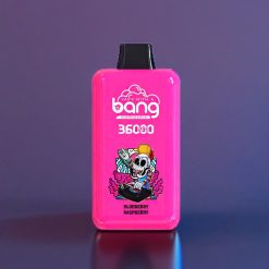 Bang 36000 Power Vape jetable France Grossiste Myrtille Framboise (36ml, 36000 Puffs, 850mAh)