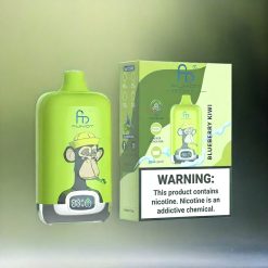 Fumot Tornado Digital Box 12000 Puffs France Grosiste - Myrtille Kiwi (20 ml, 550mAh)