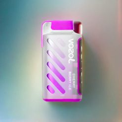 Vozol Gear Power 20000 Puffs Avec S.I.L.C. Tech et Double Mesh Coil, Écran Plein, France Grosiste - Cerise Baie Glacée