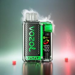 Vozol Vista 20000 Puffs France Grosiste - 2% de nicotine, 650mAh, écran OLED, S.I.L.C Tech Dual Mesh Coil, TPD conforme, vapotage MTL, Bubble Gum Pastèque (pastèque bubble gum)