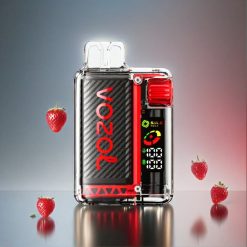 Vozol Vista 20000 Puffs France Grosiste - Fulse Framboise Cerise (rechargeable 650mAh, 2% de nicotine, écran OLED, puce MCU, PCR 65%)